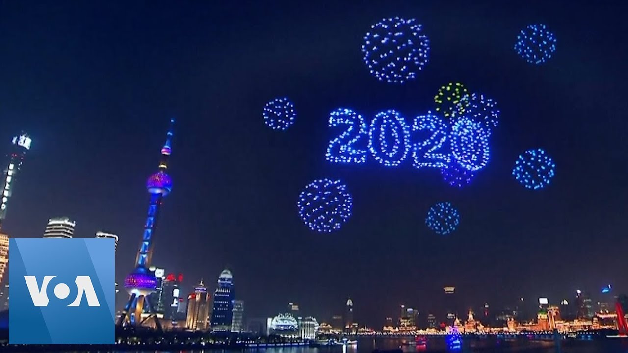 Shanghai drone show 2050